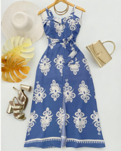 Vestido Marrocos azul - comprar online