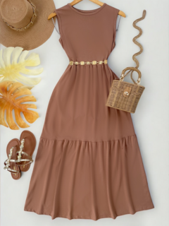 Vestido longo moletinho - Glamix 