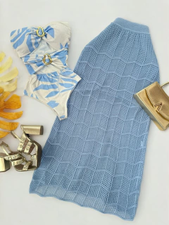 Saia midi tricot - comprar online