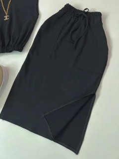 Conjunto moletinho preto - comprar online