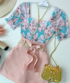 Cropped tule lastex - Glamix 