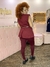 Blazer que vira colete vermelho cherry - loja online