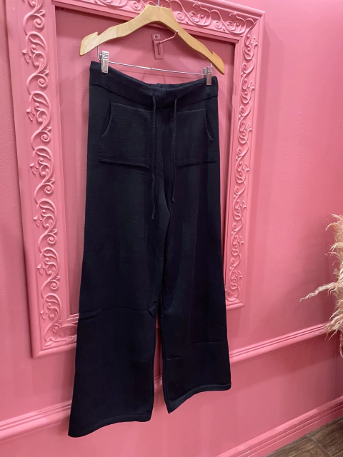 Calça Bella Preto Tricot - comprar online