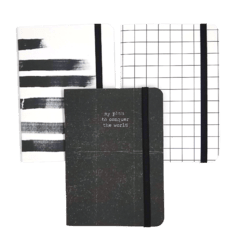 Pack x 3 Libretas black · Conquistar