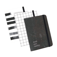 Pack x 3 Libretas black · Dark