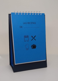 Recetario anillado con pie · Flores - comprar online