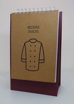 Recetario anillado con pie · Frutas - tienda online
