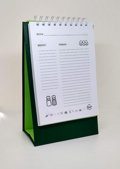 Recetario anillado con pie · Paltas - Doris Paper Goods