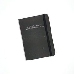 Libreta black · Recordar - comprar online