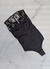 Body de microfibra y encaje con lurex.