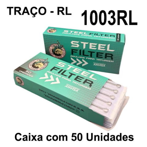 Agulhas para Tatuagem ART PIG STEEL FILTER TRAÇO 1003RL - Caixa com 50 Unidades - comprar online