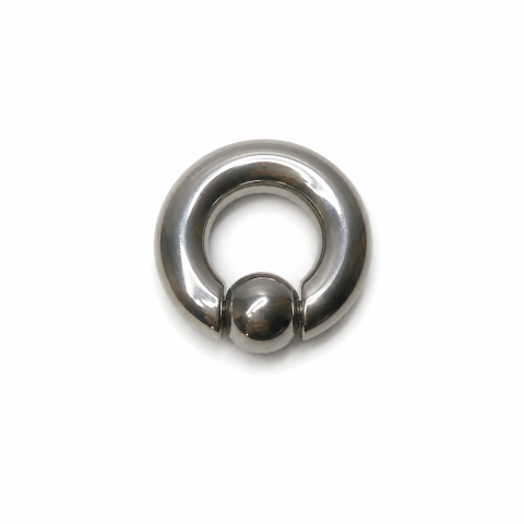 Argola CAPTIVE BIG Aço Cirúrgico 08mm x bola 10mm Mola ACO-