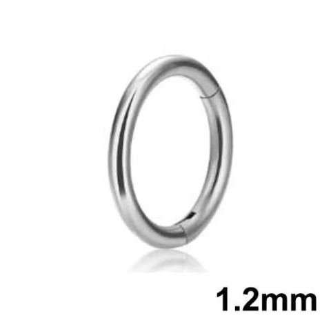 Argola Segmento Clicker Titânio 1.2mm TIT-04