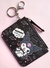Kuromi monedero de cuerina mas broche llavero