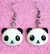 Oso Panda Aros colgante