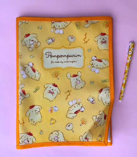 Pompompurin cubre cuaderno