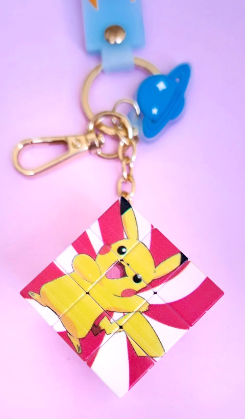 Cubo Magico Pikachu Llaveros