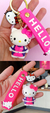 Hello Kitty Llavero Police Gym Moño en internet
