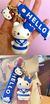 Hello Kitty Llaveros pintor flor marinera - Tienda Malepa Diseños