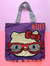 Bolso grande Tote bag Hello kitty con Anteojos