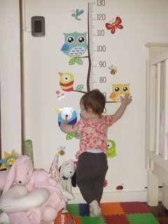 Looma Vinilos Decorativos Infantiles Medidor Buhos 