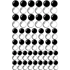 Looma Vinilos Decorativos Bubbles Tramas Baño