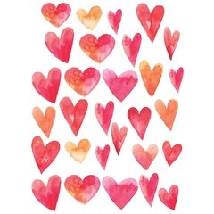 Looma Vinilos Decorativos Corazones Gastados