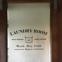 Looma Vinilos Esmerilado Laundry