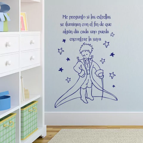 Looma Vinilos Principito Estrellas