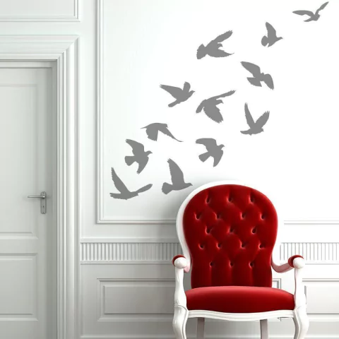 Looma Vinilos Decorativos Pájaros Volando