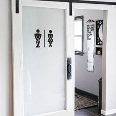 Looma Vinilos Decorativos No llego baño
