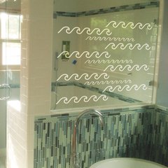 Looma Vinilos Decorativos Baño Olas