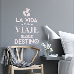 Looma Vinilos Decorativos La vida es un viaje