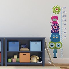 Looma Vinilos Decorativos Infantiles Medidor Monsters