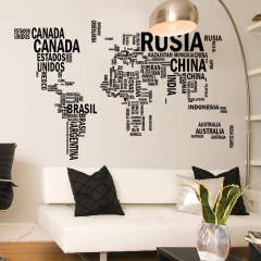 Looma Vinilos Mapa Nombres