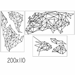 Mapa Líneas en internet