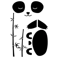 Looma Vinilos Decorativos Infantiles Puerta Panda
