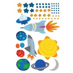 Looma Vinilos decorativos infantiles Viaje Espacial