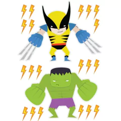 Looma Vinilos Decorativos Wolverine y Hulk