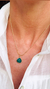Collar Green Bamboo (Acero + Goldfilled)