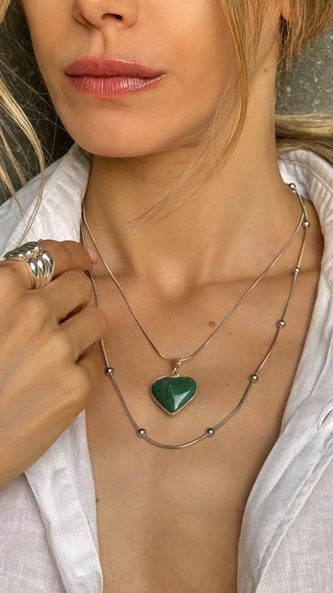 COLLAR L'AMOUR (ACERO)