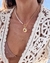 Collar Beach (acero + perla de rio) - comprar online