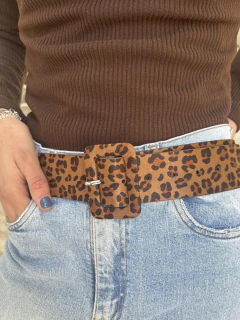CINTO GAMUZA ANIMAL PRINT