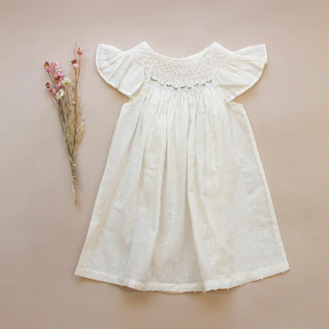 Vestido punto smock Aurora - comprar online