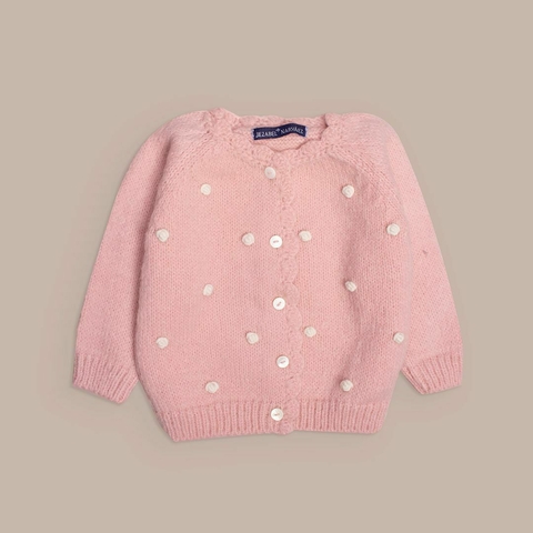 Campera rosa viejo lunares