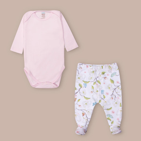 Ajuar Pastora: body y ranita