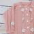 Campera bordada rosa viejo