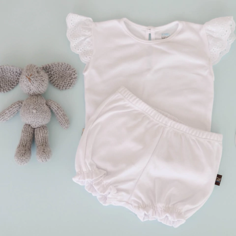 Conjunto Puntilla: Body y bombachudo - comprar online