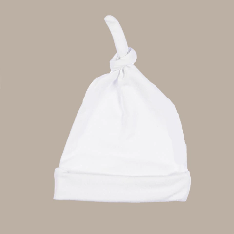 Gorro Nudo pima blanco