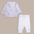 Ajuar Marbella: Batita mangas largas y pantalon pima cotton